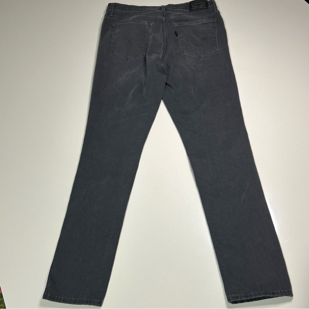 Levi’s 311 Shaping Skinny Jeans Women’s Juniors 29 Black Wash Logo - Picture 4 of 16